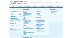 Desktop Screenshot of humanresourcedirectory.com